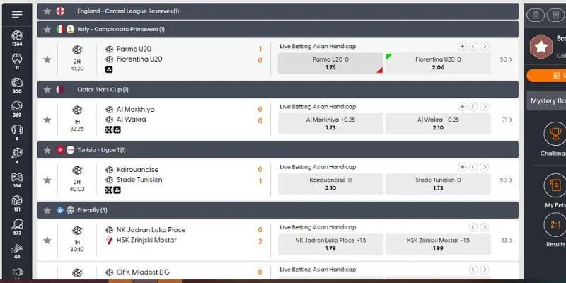 Các tính năng đặc biệt khi tham gia sảnh cược