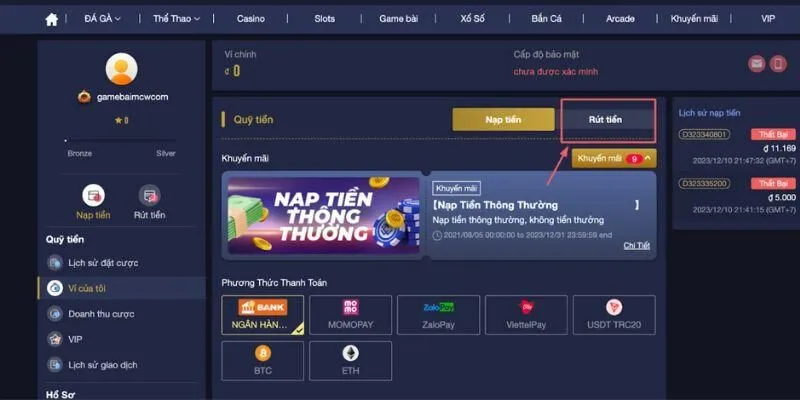 Giải quyết giao dịch bị từ chối