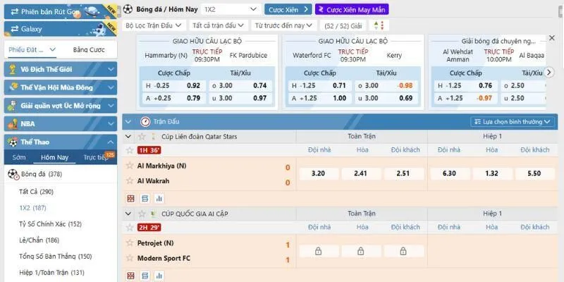 Thể Thao Ảo Betradar MCW18